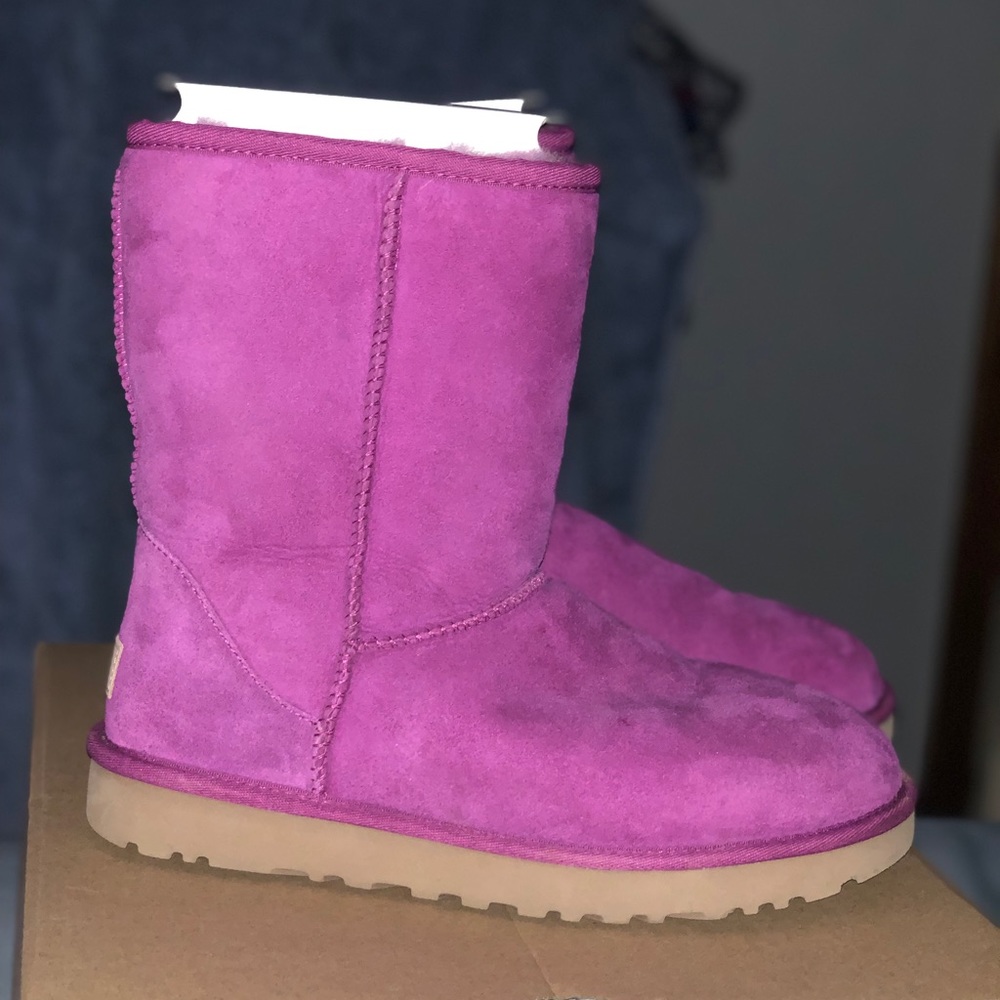 Hot Pink Ugg Short Boots